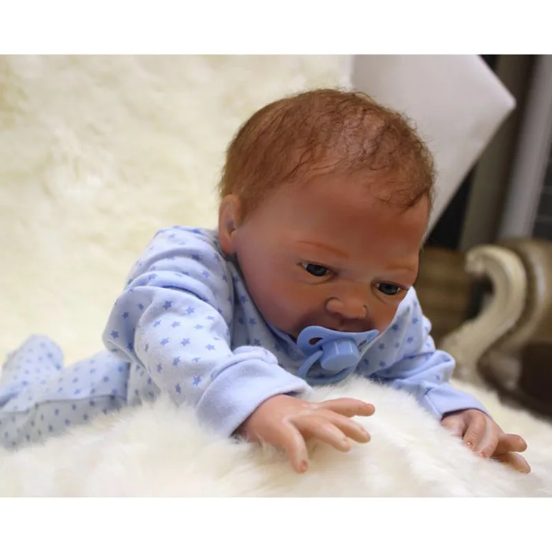 

NPK 20Inch Silicone Vinyl Lifelike Reborn Doll Newborn Gifts Playmate Toys YJS Dropship