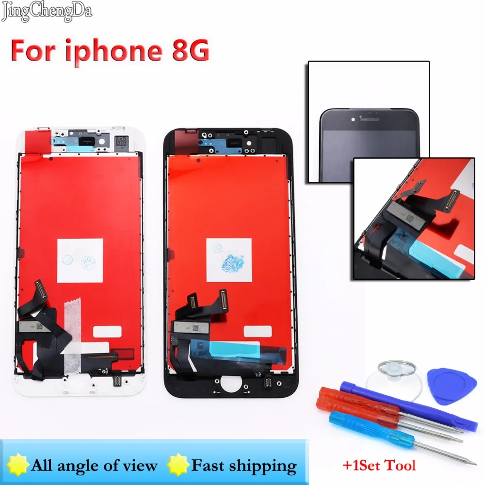 

JCD 1 Pcs LCD For iPhone 8G Display Touch Digitizer Assembly Replacement For iPhone 8 lcd Display
