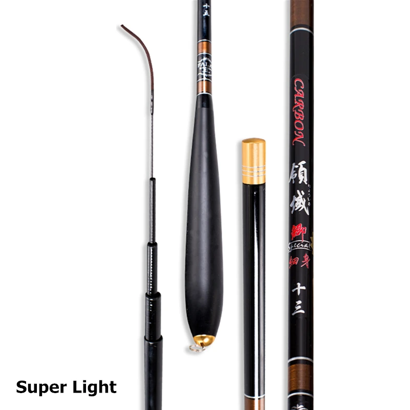 3.6-5.4m Fresh Water Ultra-light Fly Fishing Rod Stream Super Light Fast Action Carbon Spinning Casting Pole | Спорт и развлечения