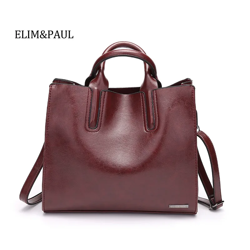 

Brand Large Tote bags PU leather Fashion Shoulder messenger bag women leather Handbag bags for women black blue pink 2018