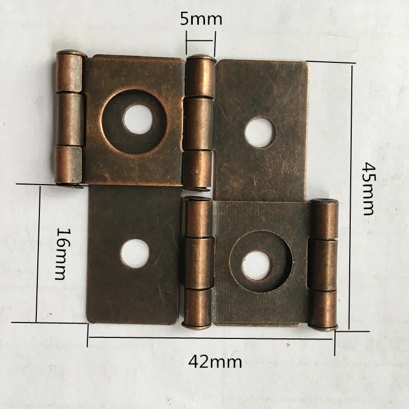 45*42mm 10pcs double bearing screen hinges furniture hinges hardware accessories wholesalein