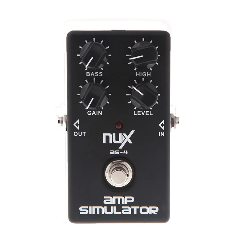 

NUX AS-4 Guitar Distortion Effect Pedal Guitar Amplifier Simulator Booster Guitar Simulation Chorus Effect Device Accessories