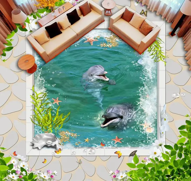 3d floor wallpapers custom