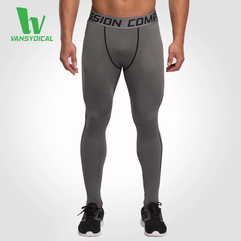 Men's Base Layer Fitness Pants Jogging Trousers Compression Tights Long