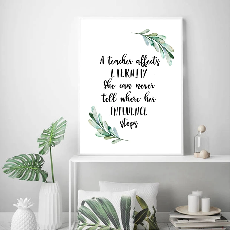 Teacher Appreciation Gift Painting Home Decor