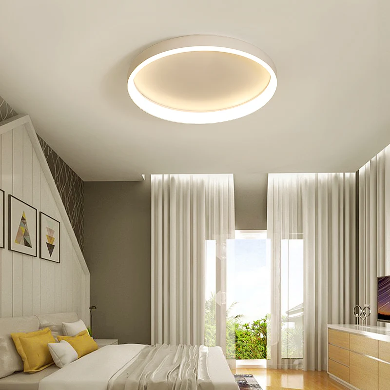  NEO Gleam White/Black/Coffee Finished Modern led ceiling lights for living room bedroom study room  - 32979605362