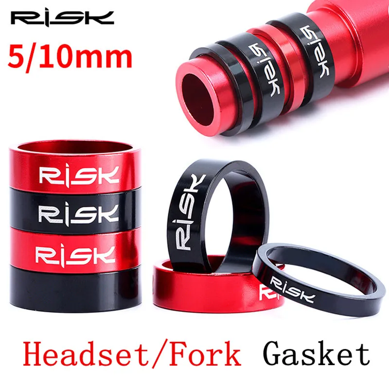 

4pcs 5/10mm ultralichte Aluminum Bike Headset Washer Mountain Bicycle Front Fork Washer Bike Stem Handlebar Spacers Ring Gasket