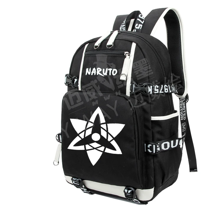 

Anime Naruto Cosplay 2017 new cartoon cute male and female student canvas backpack birthday gift