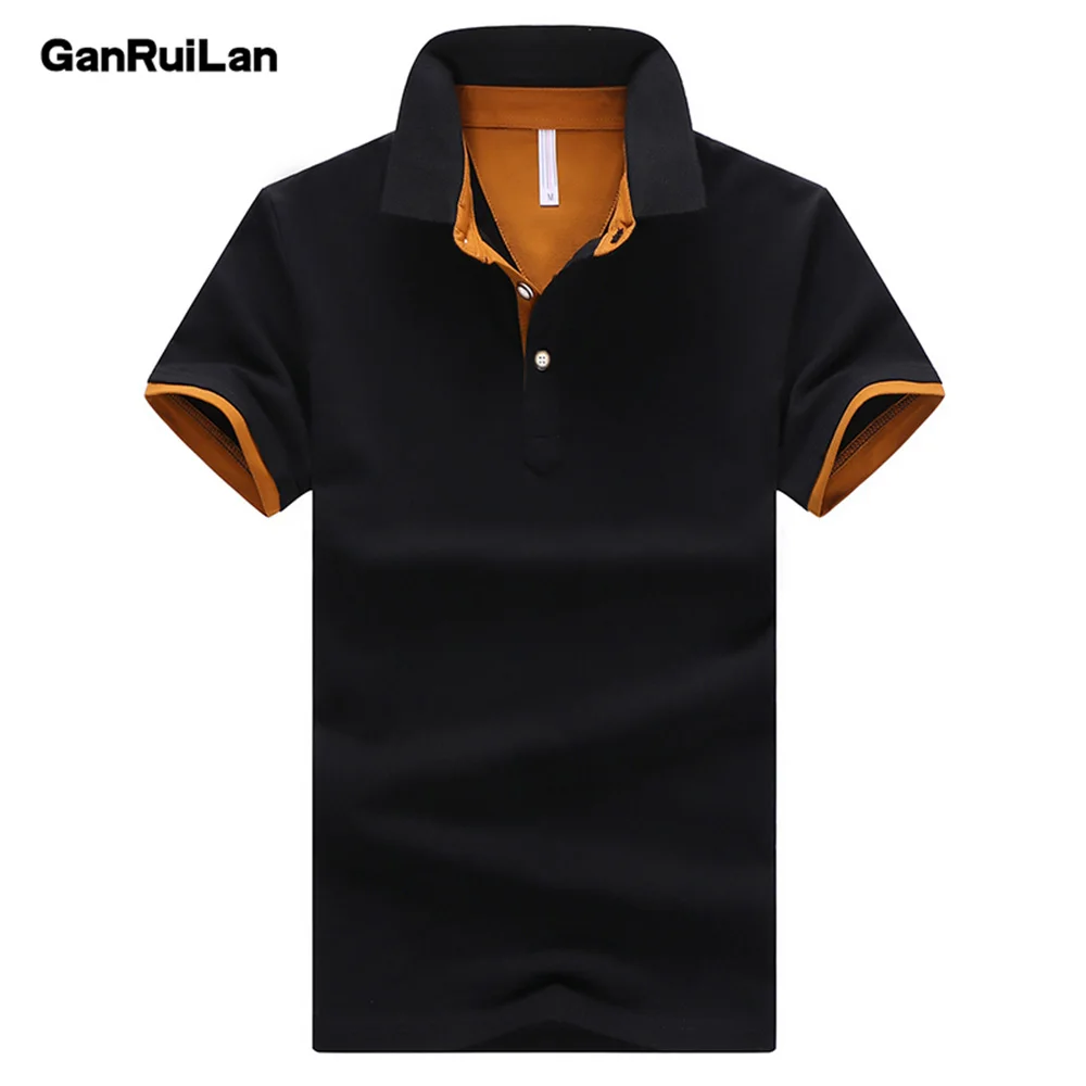 

2019 New Fashion Men's Polo Shirt High Quality Men Cotton Short Sleeve shirt Brands jerseys Summer Mens polo Shirts DX-1-B0255