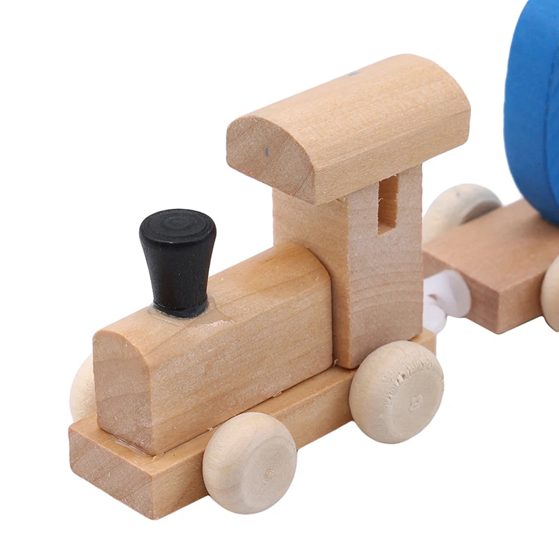 small wooden train