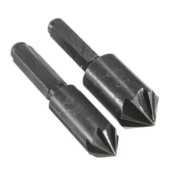 

Seven-blade Chamfering Knife Smooth Chamfering Necessary Woodworking Wood Board Drilling Hole Hex Handle Chamfering Device