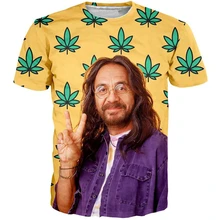 YX Girl 2019 Summer Unisex Tops Tees LEO 70S SHOW Weed For Men Women Short Sleeve O-neck T shirt Streetwear Dropship