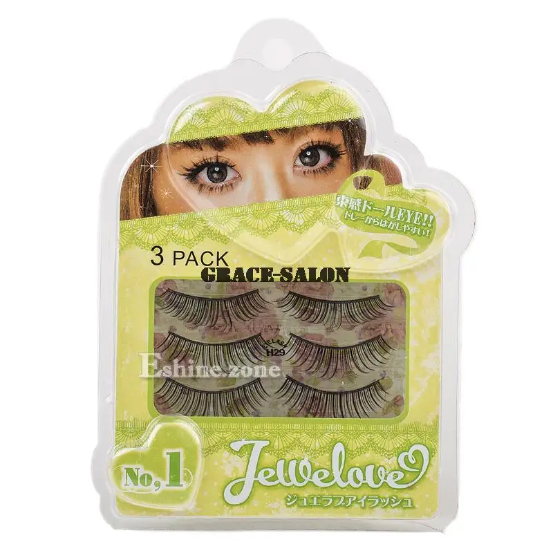 Natural Handmade Long Thick 3 Pairs Makeup False Eyelashes Extension Eye Lashes Eye Lashes False Eyelashesmakeup False Eyelashes Aliexpress