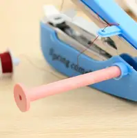 Buy Portable Mini Manual Sewing Machine - Handy Needlework Tool for Simple Sewing Tasks | Available in Red, Blue, and White - Image 6