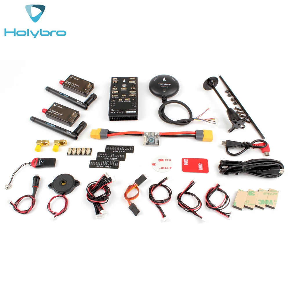 Контроллер полета HolyBro Pix32 Pixhawk 4 модуль GPS M8N пм02 телеметрический комплект V3 для