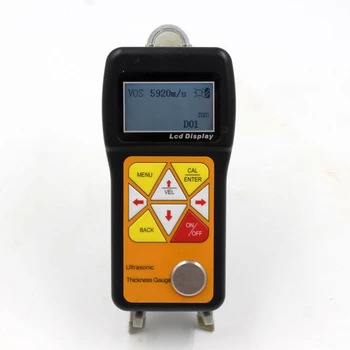 

Portable Ultrasonic Thickness Gauge Digital Sheet Metal Alloy Glass Thickness Gauge Tester 0.75~600m(Steel) Sound Velocity Meter