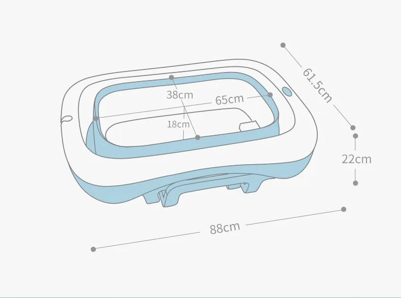 Горячая Распродажа, Детская ванна, детское ведро, складное, для новорожденного, для ванны, складное, для детского душа, складное, нескользящее, безопасность для ванной