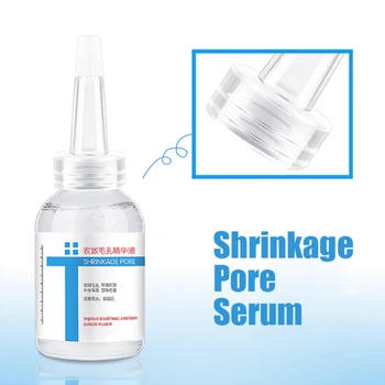 

Smooth Shrinkage Pore Face Serum Essence Toner Firming Skin Anti-Aging Anti-Wrinkle Serum Faciall Care New
