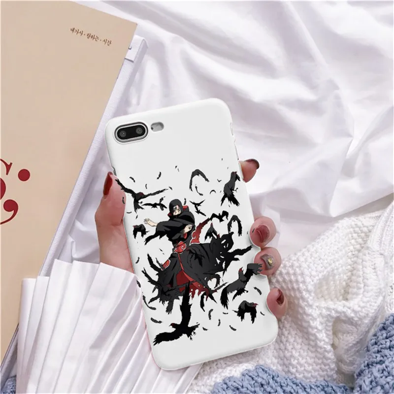 Moda alvio Caso Аниме Наруто для iPhone 7 8 X XR Plus 6 6 s Plus Capa TPU Macio Dos Desenhos Animados Caso de Telefone Coque - Цвет: TPU