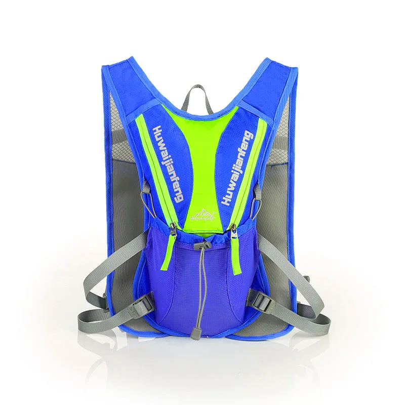 Сверхлегкий велосипедный рюкзак MTB спортивные сумки для катания на лыжах Велоспорт походная сумка для сноуборда mochila bicicleta двойная сумка на плечо для велосипеда - Цвет: blue