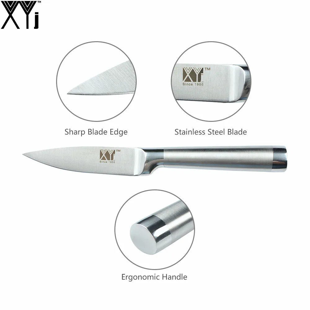Excellent Quality Stainless Steel Blade Fruit Knife XYJ Brand High Hardness 3.5\ Excellent Quality Stainless Steel Blade Fruit Knife XYJ Brand High Hardness 3.5\