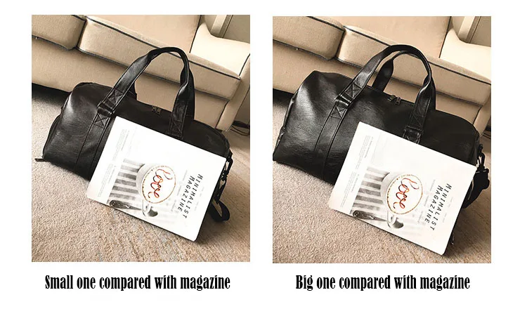 HOYOBISH, корейский стиль, мужские дорожные сумки для путешествий, Водонепроницаемые кожаные сумки, сумка на плечо для женщин, Большая вместительная сумка для выходных OH301