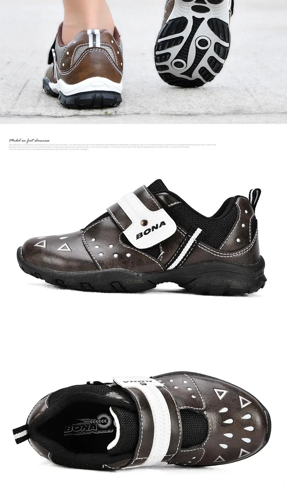 Meninas de Lazer Bona Novo Estilo Moda Crianças Sapatilhas Malha Sintética Meninos Sapatos Casuais Sapatos Hook & Loop Rápido Frete Grátis 17 malha sintética meninos sapatos casuais hook &