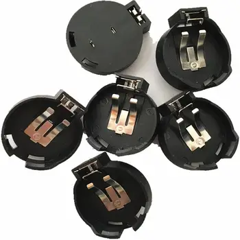 

3V coin button battery holder CR2450 lithium battery shell battery box BS-2450-1 through hole,200pcs/lot