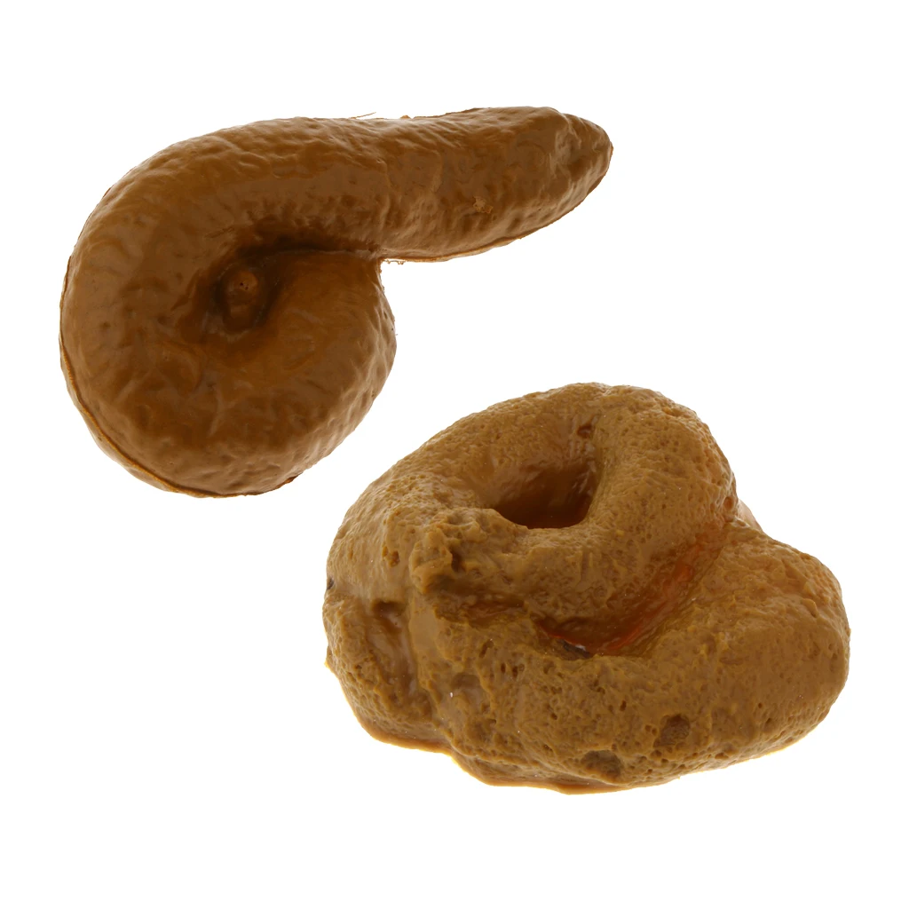 Gag-Funny Joke Tricky Toys Mischief Turd Gag Toy Realistic Shits Poop Fake Turd Classic Shit Funny Toys for Children Adult