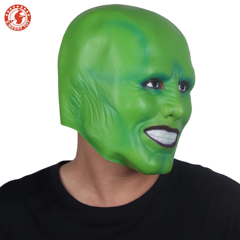 

The Mask Movie Fancy Dress Halloween Party Jim Carry Green Masks Free Shipping