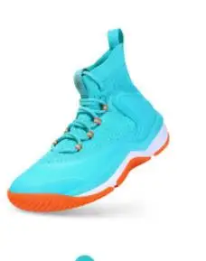 Xiaomi mijia/оригинальные мужские баскетбольные кроссовки FREETIE с полой подошвой; Тканевая обувь на высоком каблуке из термопластичного полиуретана с толстой стелькой и высокой эластичностью - Цвет: Shallow lake blue 44