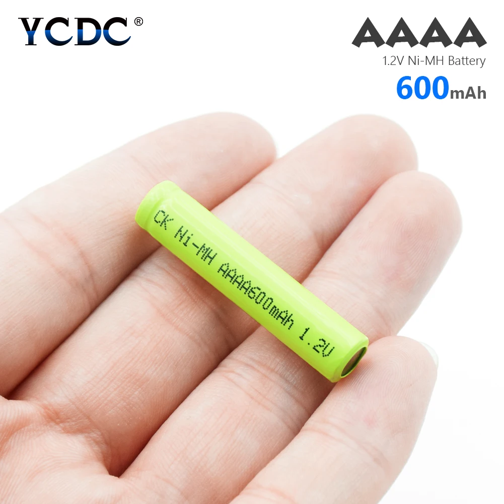 YCDC 1/2/4 шт 1,2 V Ni-MH AAAA батарея AM6 LR61 аккумуляторная батарея 600mAh для bluetooth-гарнитуры, лазерная указка батареи