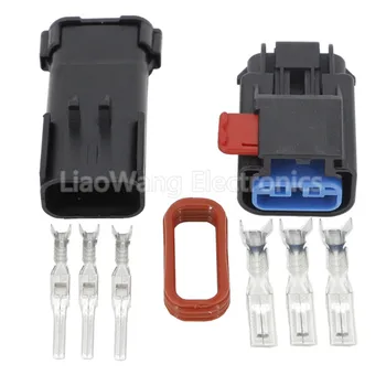 

3 Pin Waterproof vehicle connector Automotive connector with end block DJ7036Y-2.8-11/21