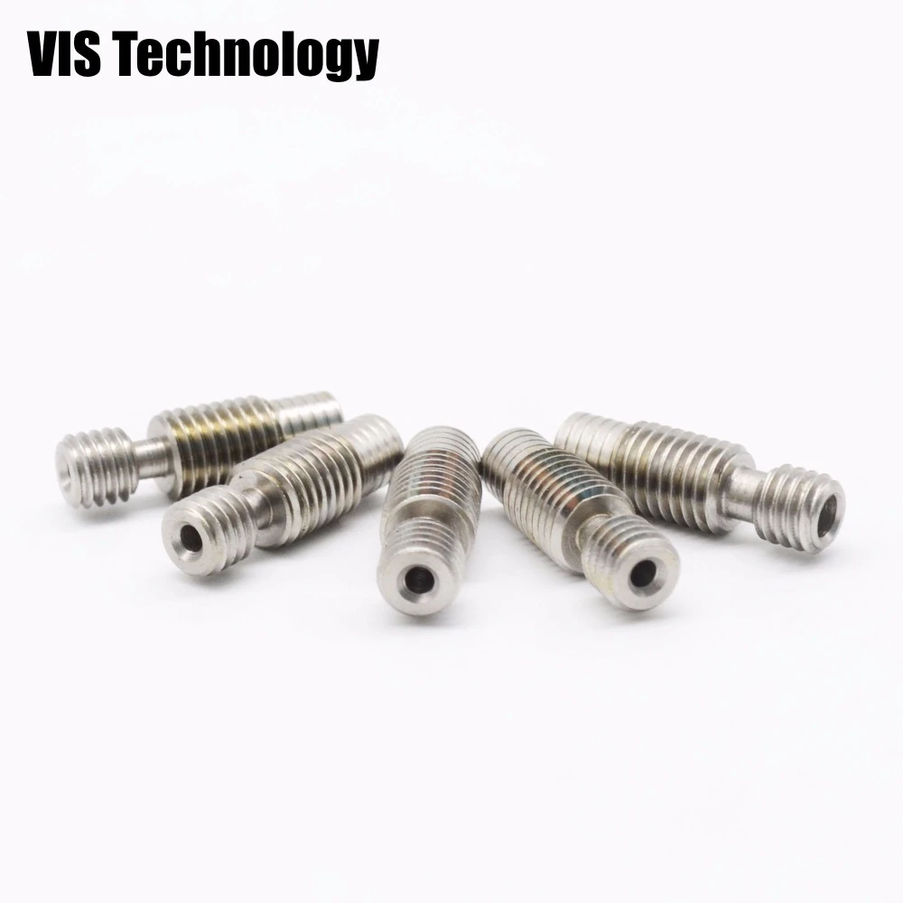 5pcs V6 Heat Break Hotend Throat Tube for 1.75mm Filament 3D Printer