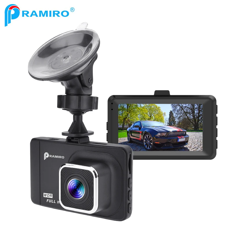 

PRAMIRO Car DVR Camera Real FHD 1080P Driving Recorder 3 inch IPS Display Dashcam Parking Monitor Registrar Support Night Vision