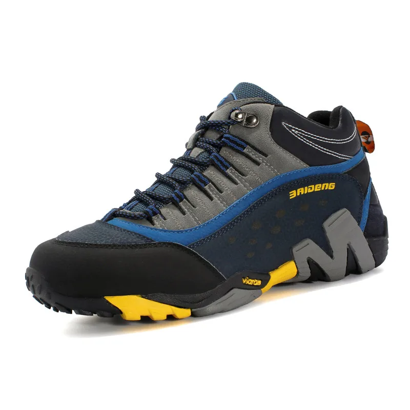 Уличная Мужская и женская Треккинговая обувь дышащие кожаные кроссовки походные треккинговые ботинки для альпинизма Спортивная походная Баскетбольная обувь - Цвет: men-1