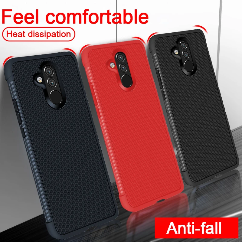 

Shockproof Shell For Huawei Mate 20 Pro P20 P8 P9 Lite 2017 Silicone Fitted TPU Anti Slip Back Cover For Huawei Mate 20 Pro Case