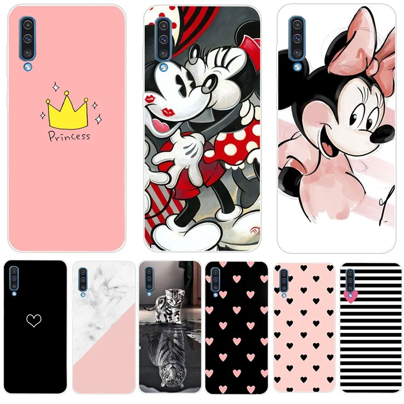 

For Samsung Galaxy A50 A505 A505F Case Silicone Cartoon 3d Painting Back Cover For Samsung A30 S10 E Lite Plus + Capas