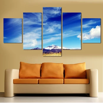 

New Painting canvass Blue Sky Scenery HD Pictures Paintings Canvas Painting Wall Pictures For Living Room Wall Decor No Frame