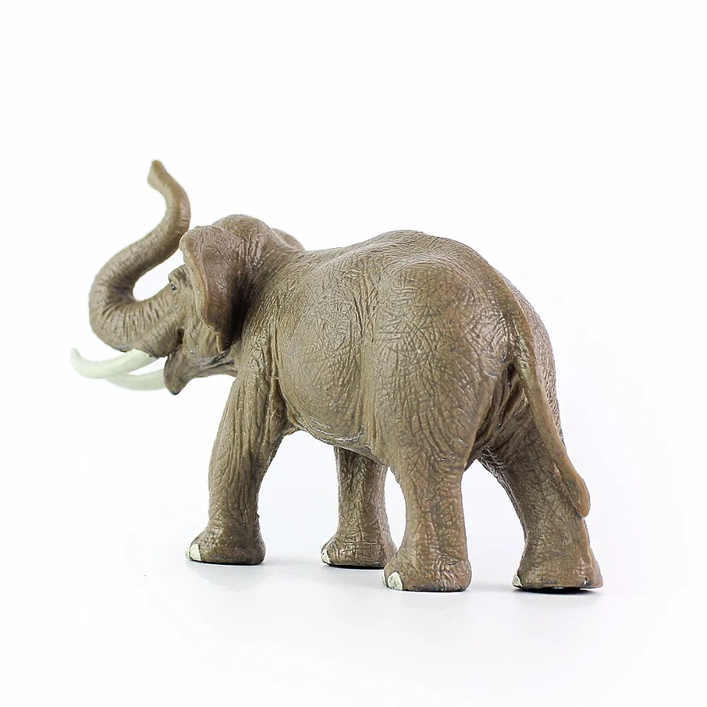 Bubles Wall African Elephant Wild Animals Simulation Female Elephant Action Figures Model Figurine Collection Toys For Kids