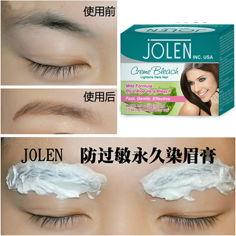 Jolen Creme Bleach Fast Permanent Facial Hair Bleaching Cream