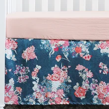 Детская кроватка юбка с рюшами для маленьких девочек, постельные принадлежности для мальчиков, комплекты