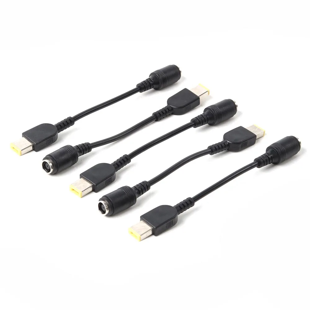 

USB Adapter Power Adapter Converter Cable For IBM for Lenovo Thinkpad Round Jack to Square Plug Adapter Pigtail Charger