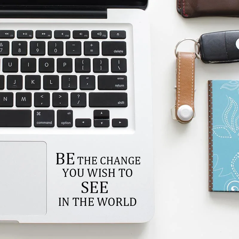 Gandhi Quote Trackpad Laptop Decal for font b Apple b font font b Macbook b font