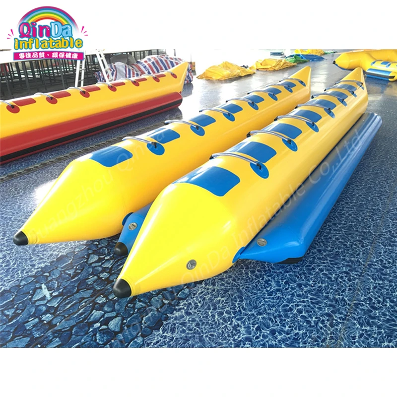 Двигатели летающие towables, надувной надувная лодка банан Летающий Рыбалка оборудования банан с бесплатной воздушный насос