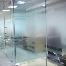 Декоративная пленка для ванной комнаты Водонепроницаемая полупрозрачная матовая стеклянная пленка 45*200 см