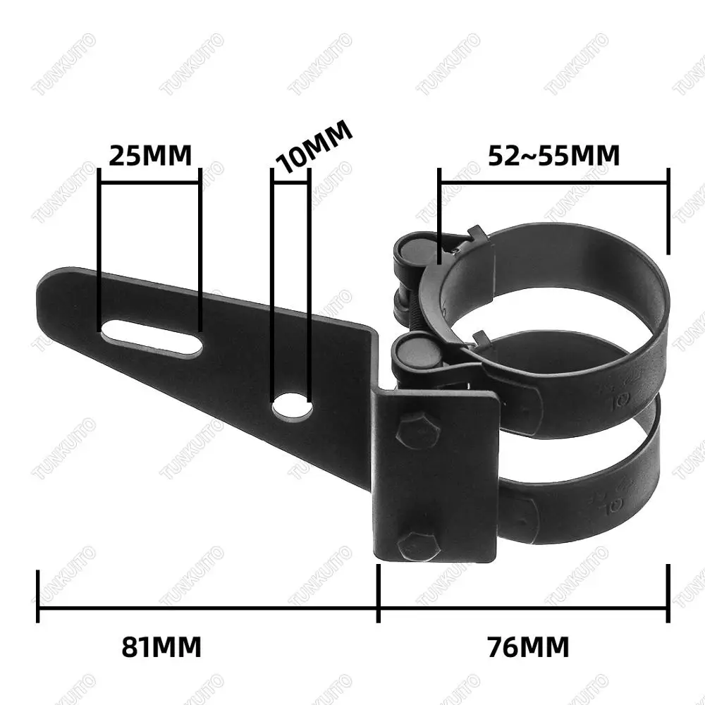 52-55 мм мотоциклетный головной светильник кронштейн вилка поворотник светильник зажим аксессуары для мотоциклов
