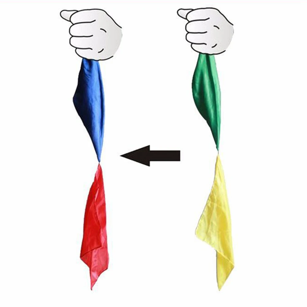 

Silk Scarf For Tricks Joke Props Tools Toys Change Color Kids Children Gifts