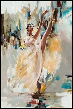 

Embroidery Counted Cross Stitch Kits Needlework - Crafts 14 ct DMC color DIY Arts Handmade Decor - Ballerina III