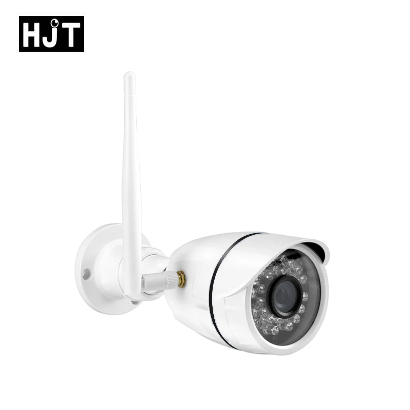 HJT 1080P 2.0MP H.264 Сетевая камера со слотом для SD Карты P2P видеонаблюдения 24IR ночное